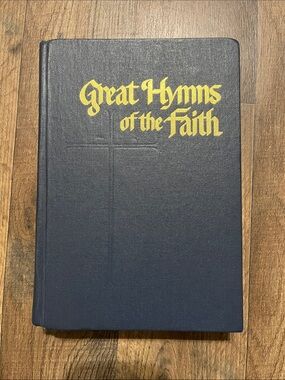 Great Hymns of the Faith Hardcover - Navy with Gold Lettering